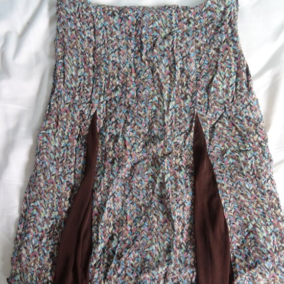 womens 13 1/2 waist skirt patterned - Picture 1 of 8